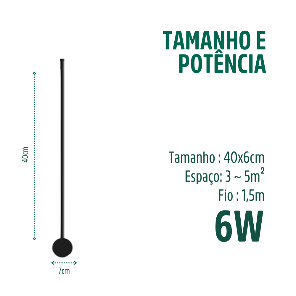 Arandela de Parede Slim