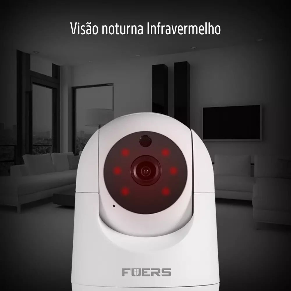 Câmera de Segurança Inteligente Wifi com Sensor de Movimento