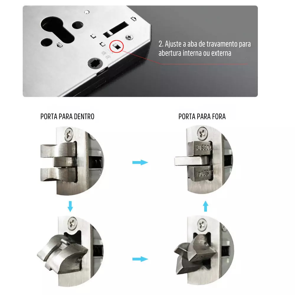 Fechadura Inteligente Digital Wifi e Biometria