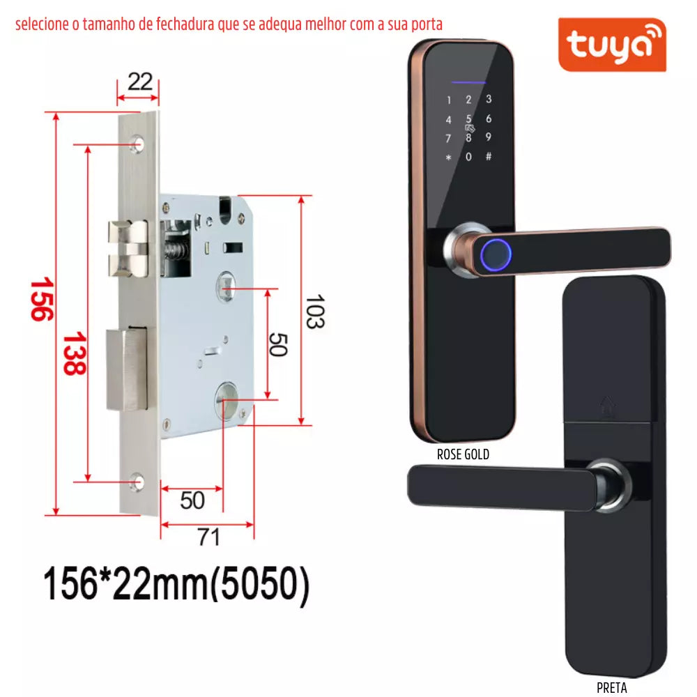 Fechadura Inteligente Digital Wifi e Biometria