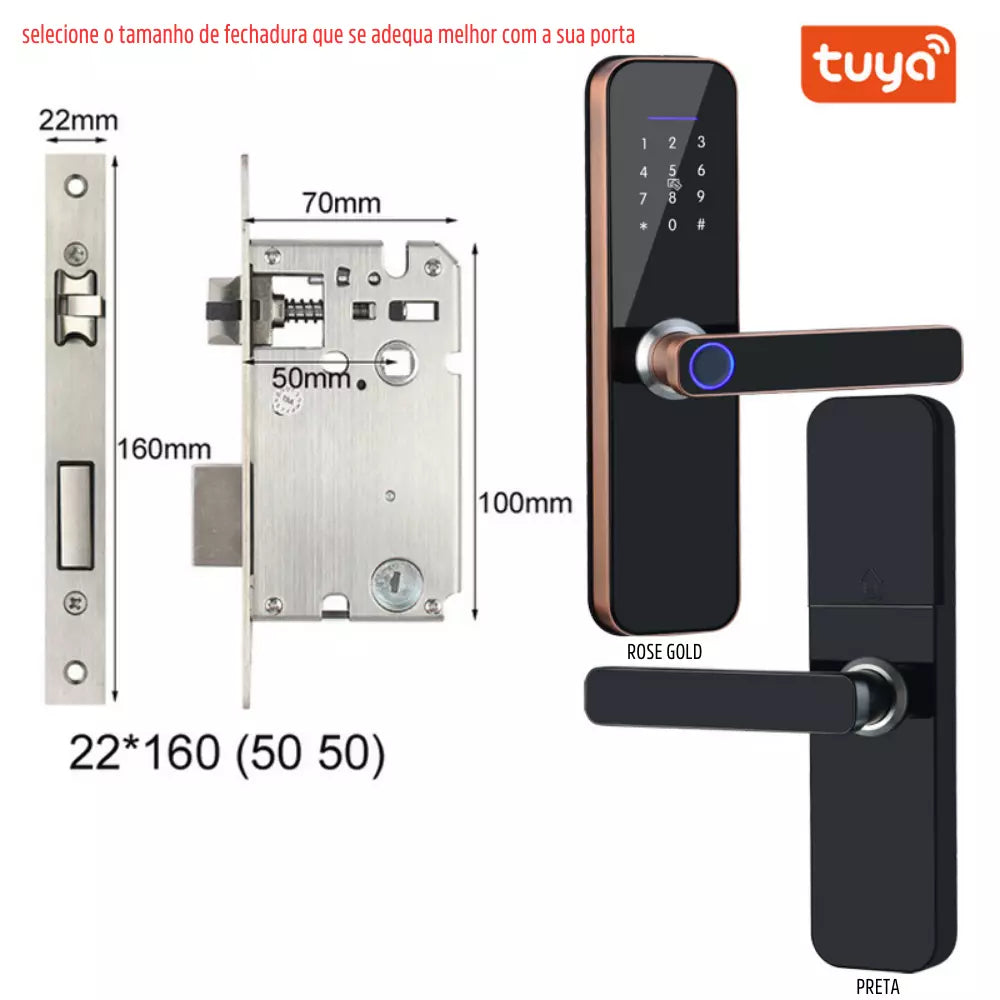 Fechadura Inteligente Digital Wifi e Biometria
