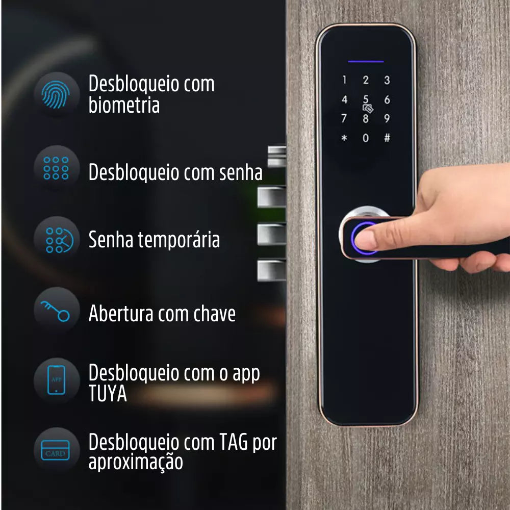 Fechadura Inteligente Digital Wifi e Biometria