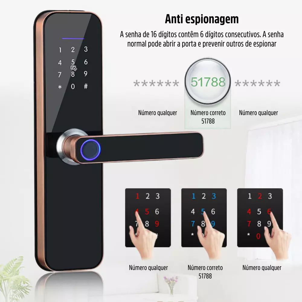 Fechadura Inteligente Digital Wifi e Biometria