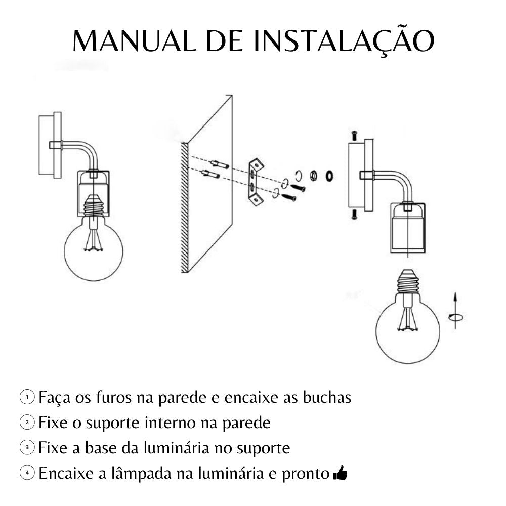 Luminária Retrô Dangling